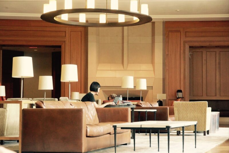 Hotel lobby