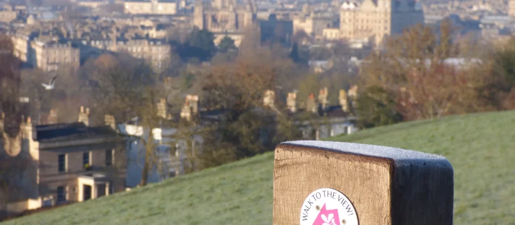 Walking view Bath city